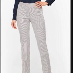 Talbots Signature Ankle Striped Pants